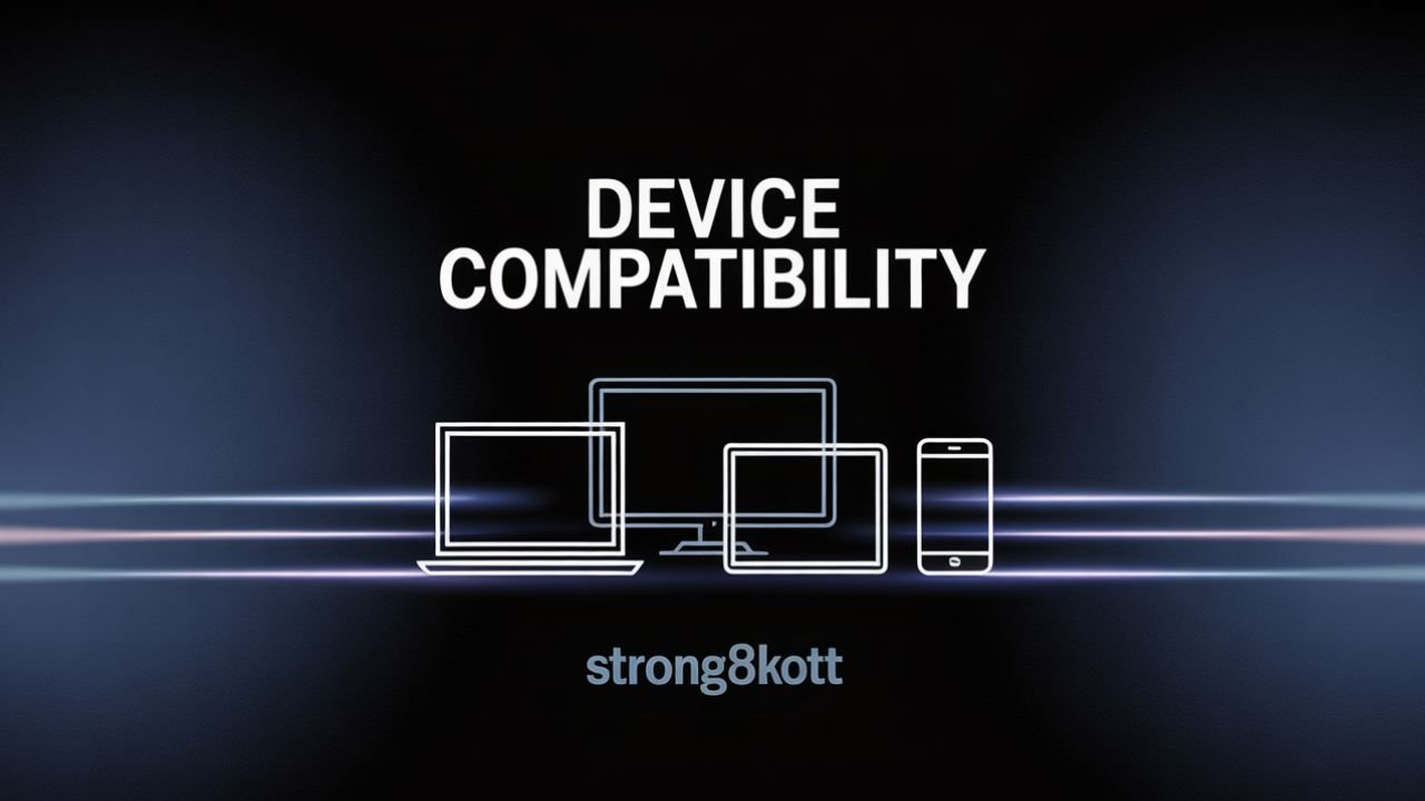 Best IPTV Provider device compatibility illustration with connected streaming icons.