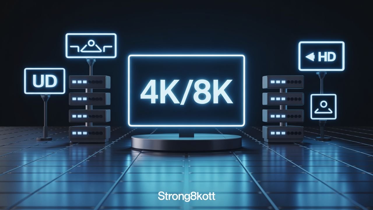 Visual representing Strong8KOTT as an ideal partner for reseller IPTV services.