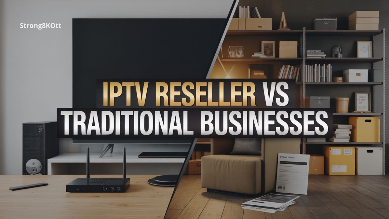 Comparison between IPTV reseller and traditional businesses