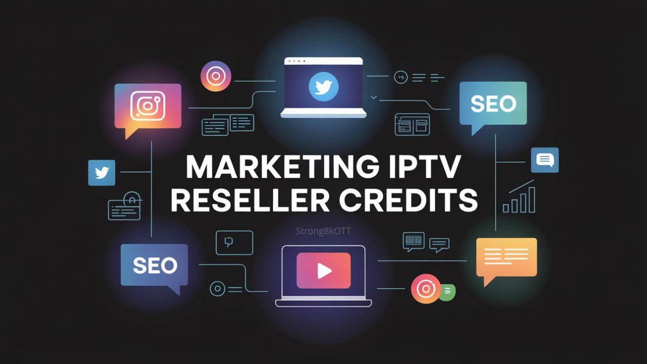 Marketing IPTV reseller credits online image