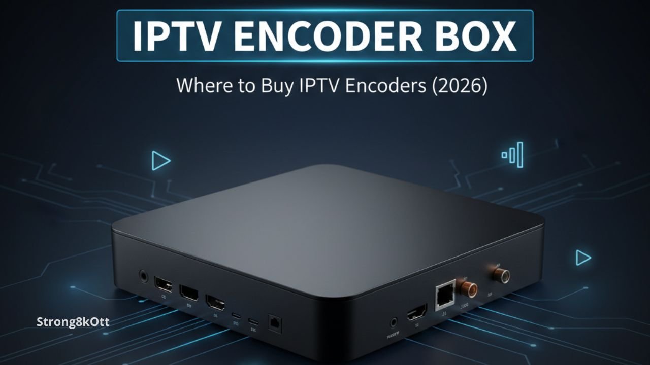 IPTV encoder box featured image with where to buy IPTV encoders title.