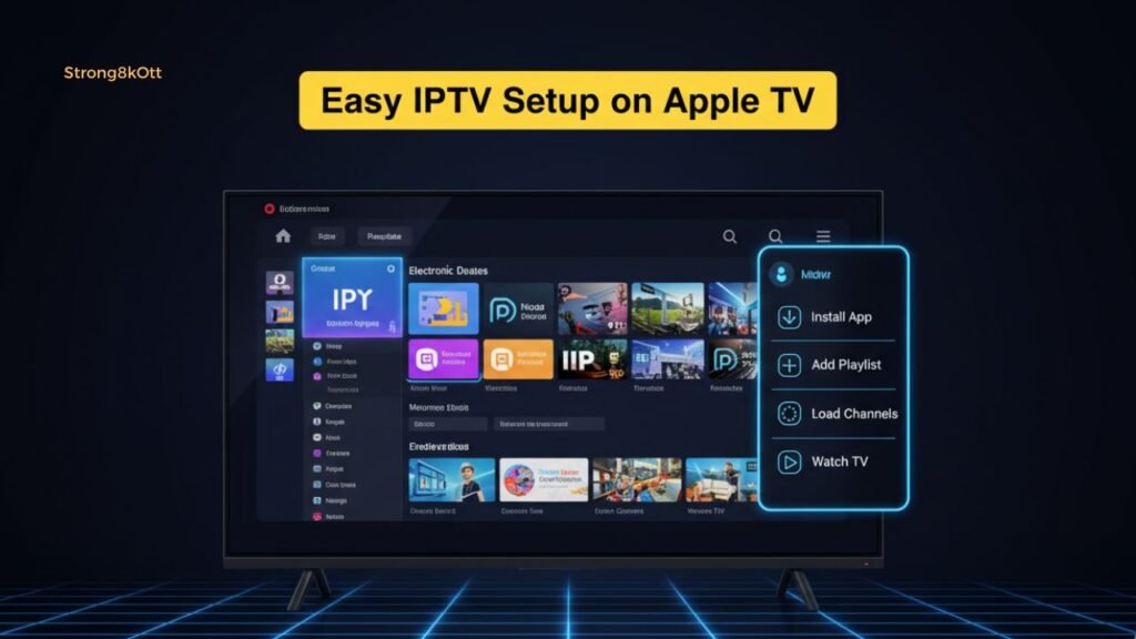 Step-by-step IPTV setup on Apple TV checklist