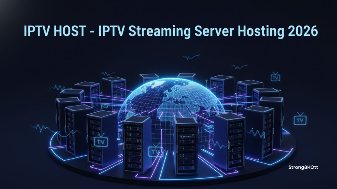 IPTV host streaming server network infrastructure illustration